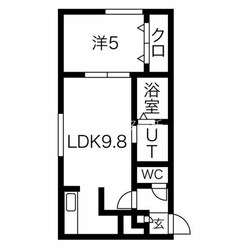 麻生駅 徒歩10分 4階の物件間取画像